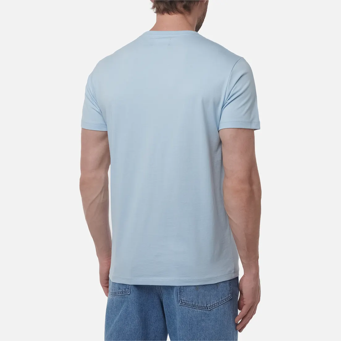 Hackett Мужская футболка Logo Mini Rib Collor