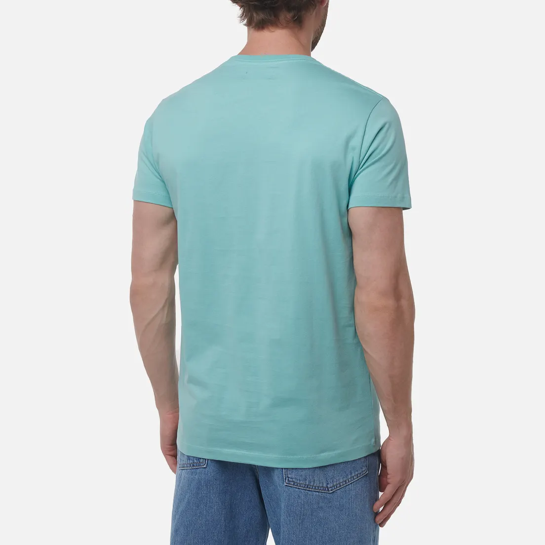 Hackett Мужская футболка Logo Mini Rib Collor