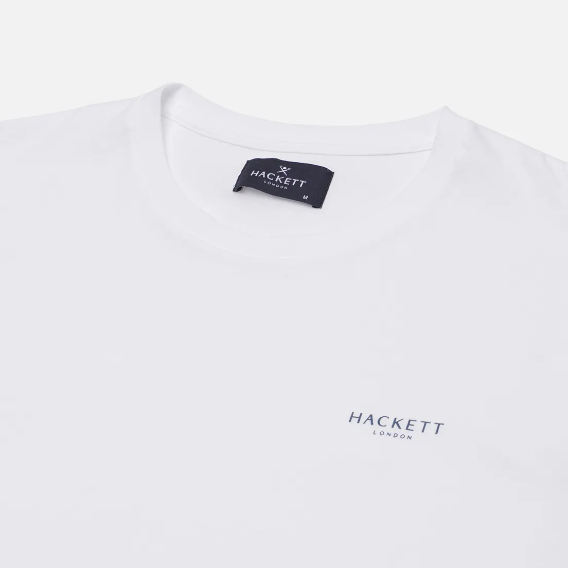 Hackett Мужская футболка Logo Mini Rib Collor