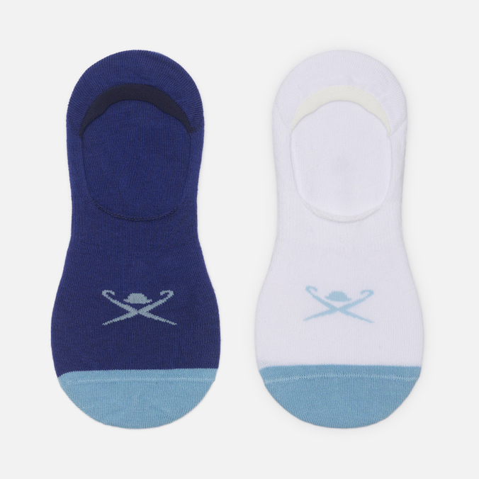 Комплект носков Hackett No Show Contrast 2-Pack