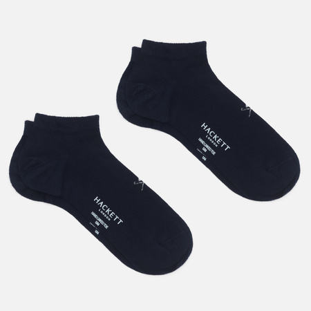 Комплект носков Hackett Trainer Solid Icon Logo 2-Pack, цвет комбинированный, размер 40-43 EU
