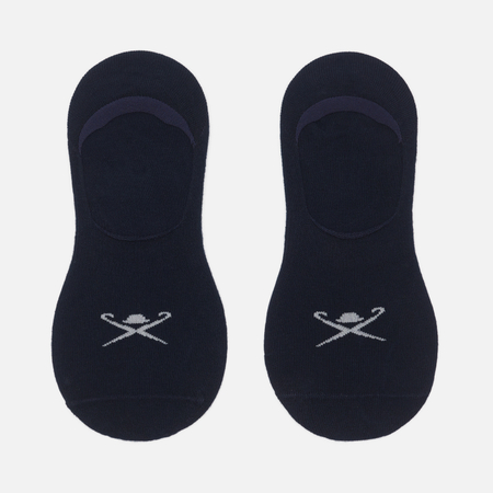 Комплект носков Hackett No Show Solid Icon 2-Pack, цвет синий, размер 40-43 EU
