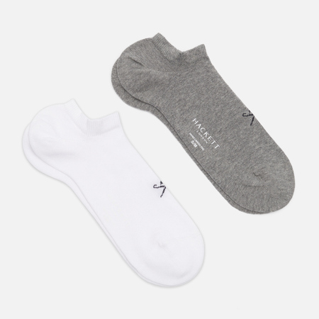   Brandshop Комплект носков Hackett Trainer Solid 2-Pack, цвет комбинированный, размер 40-43 EU