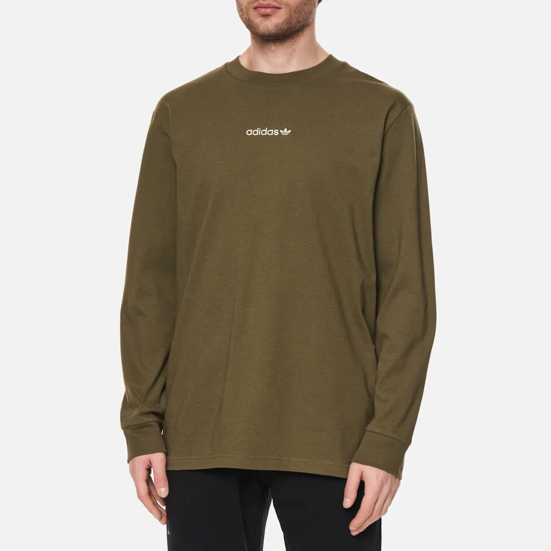 adidas Originals Мужской лонгслив LS Face Graphic