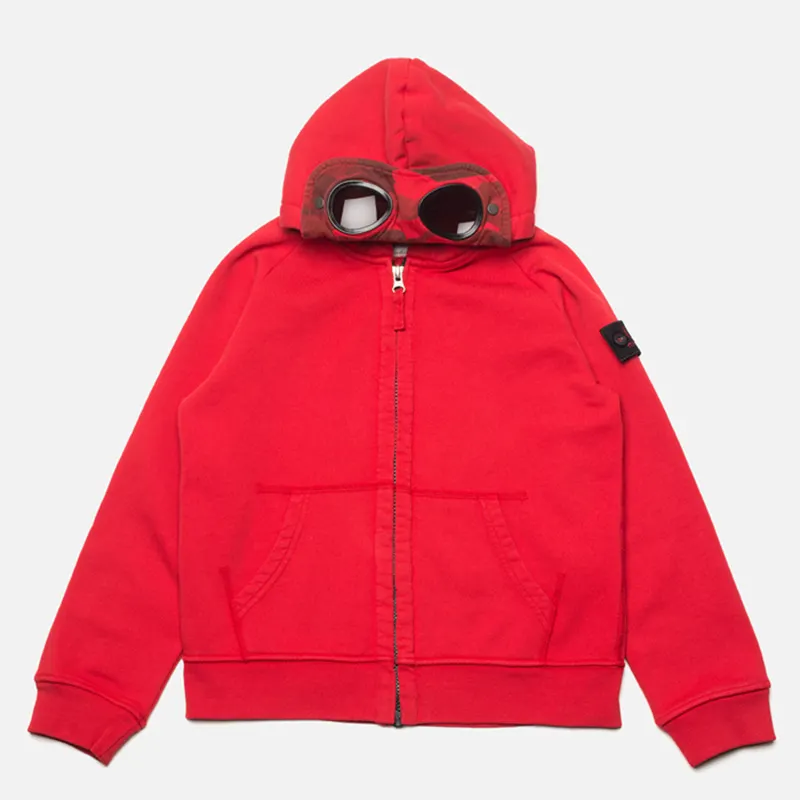 C.P. Company U16 Детская толстовка Full Zip Goggle Hoodie