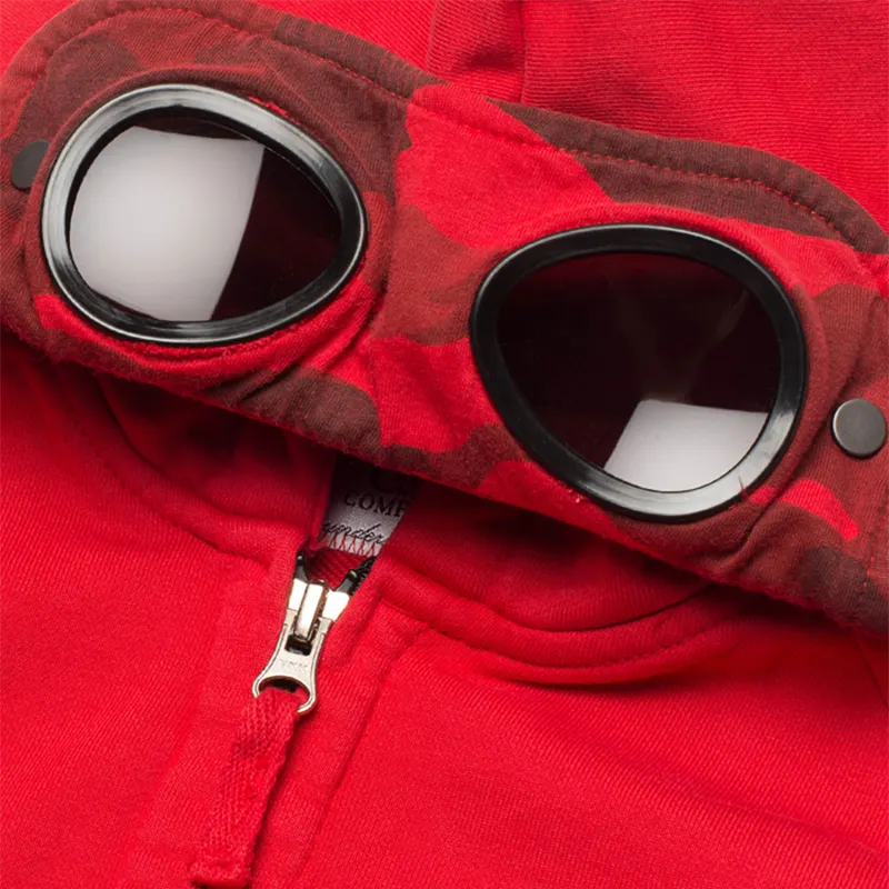 C.P. Company U16 Детская толстовка Full Zip Goggle Hoodie