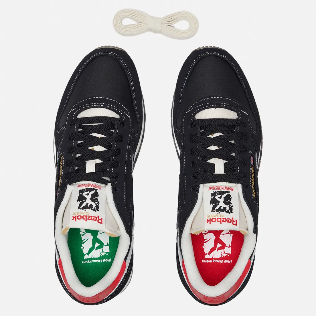 Reebok Мужские кроссовки Classic Leather Human Rights Now!