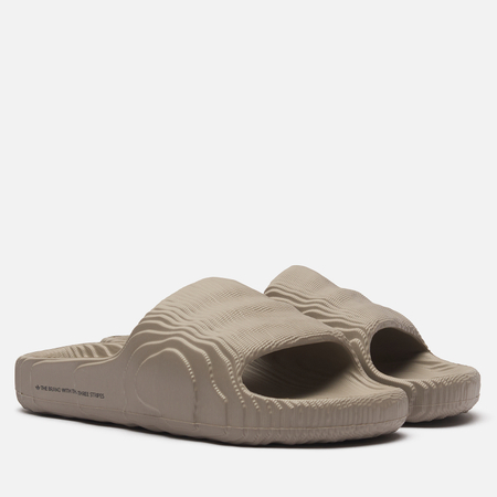 Сланцы adidas Originals Adilette 22, цвет бежевый, размер 39 EU