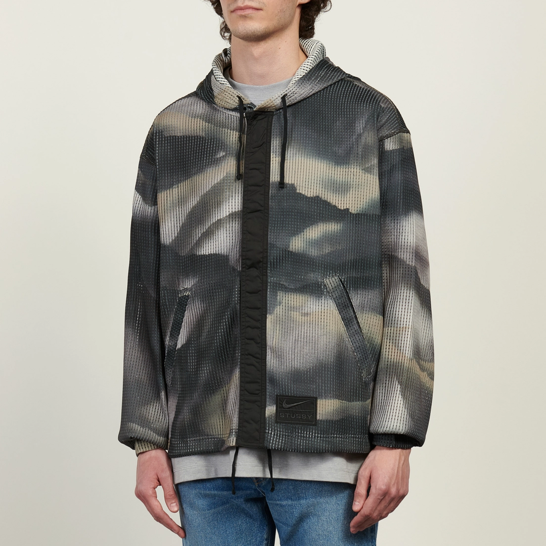 Nike Мужская толстовка x Stussy Ghillie All Over Print Hoodie
