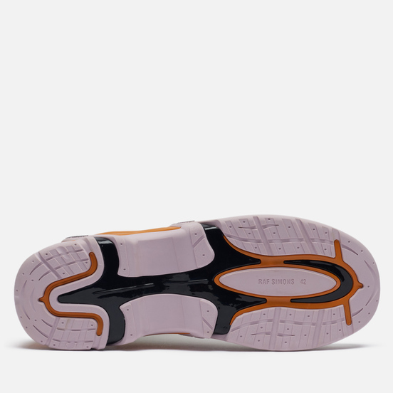 Кроссовки Raf Simons (RUNNER) Cylon Leather White/Dark Orange/Pink