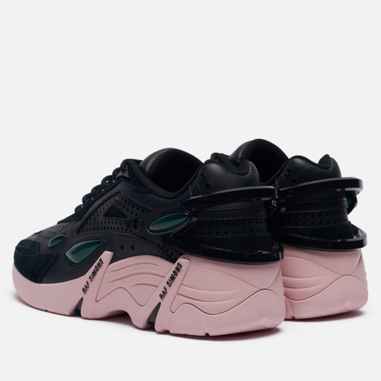 Женские кроссовки Raf Simons (RUNNER) Cylon-21 Suede Black/Pink