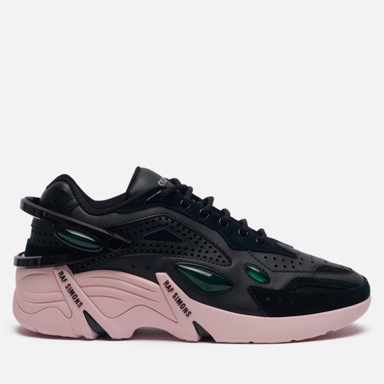 Женские кроссовки Raf Simons (RUNNER) Cylon-21 Suede Black/Pink