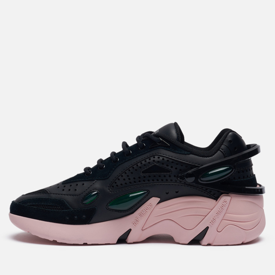 Женские кроссовки Raf Simons (RUNNER) Cylon-21 Suede Black/Pink