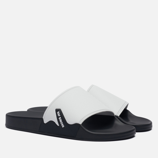 Мужские сланцы Raf Simons (RUNNER) Astra White/Black