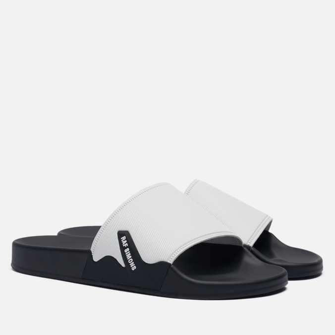 Мужские сланцы Raf Simons (RUNNER) Astra, цвет белый