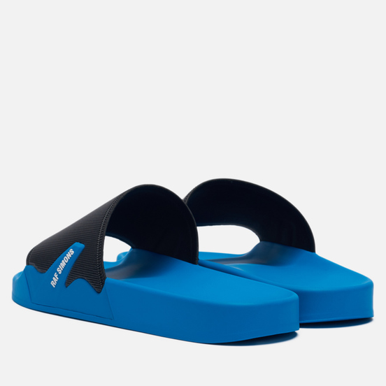 Мужские сланцы Raf Simons (RUNNER) Astra Black/Blue