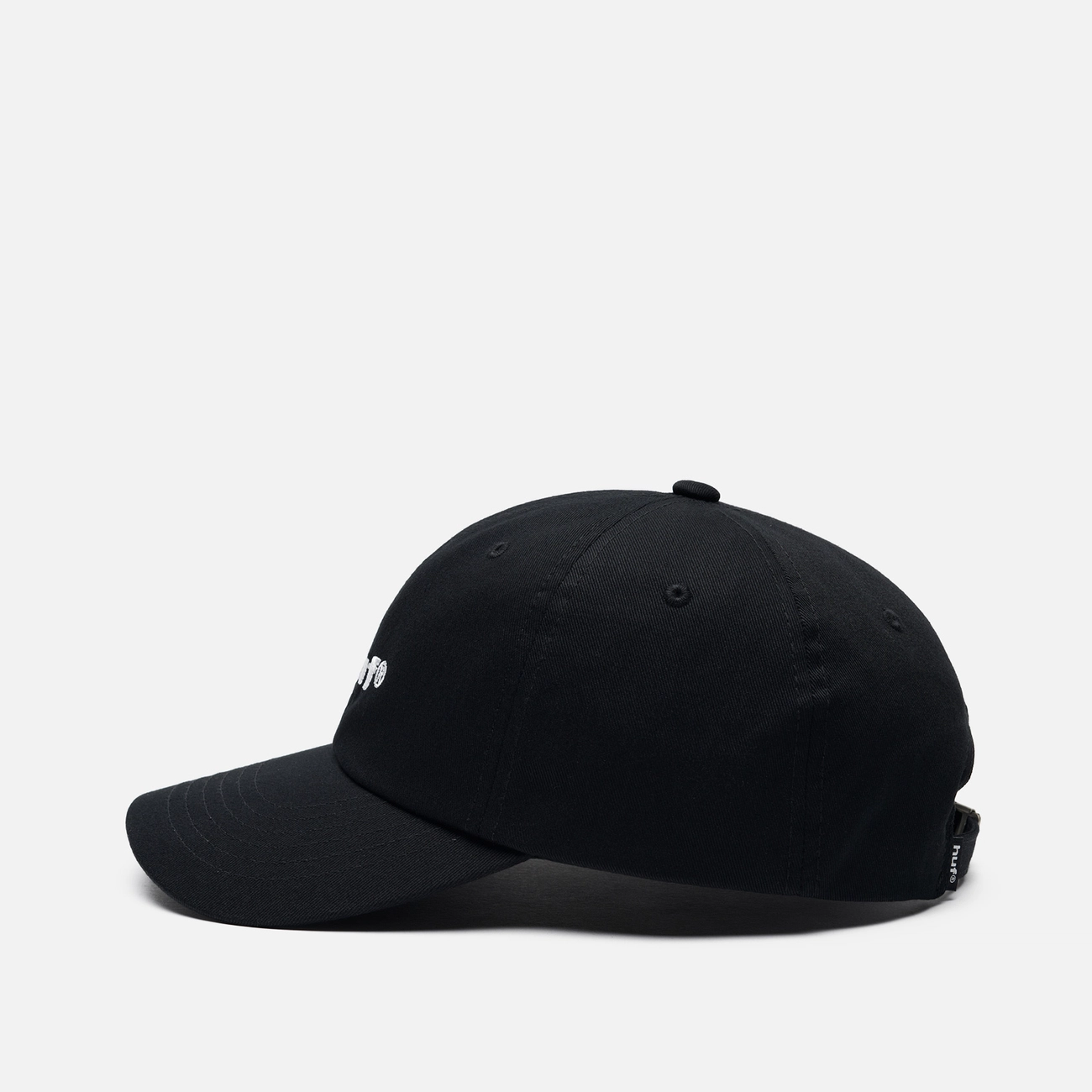 Кепка HUF 89 Embroidered 6-Panel Curved Visor, HT00935-BLACK-WHITE