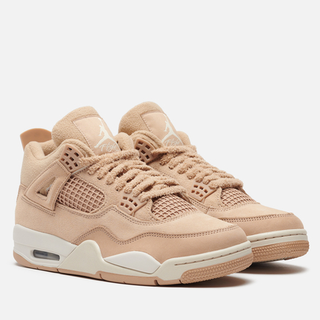 Кроссовки Jordan Wmns Air Jordan 4 Retro, цвет бежевый, размер 44.5 EU