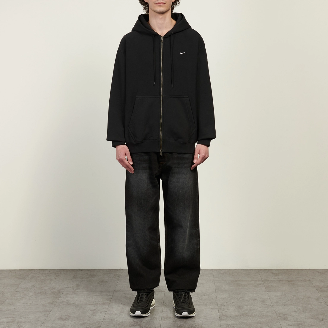 Nike Мужская толстовка Solo Swoosh Full-Zip Hoodie