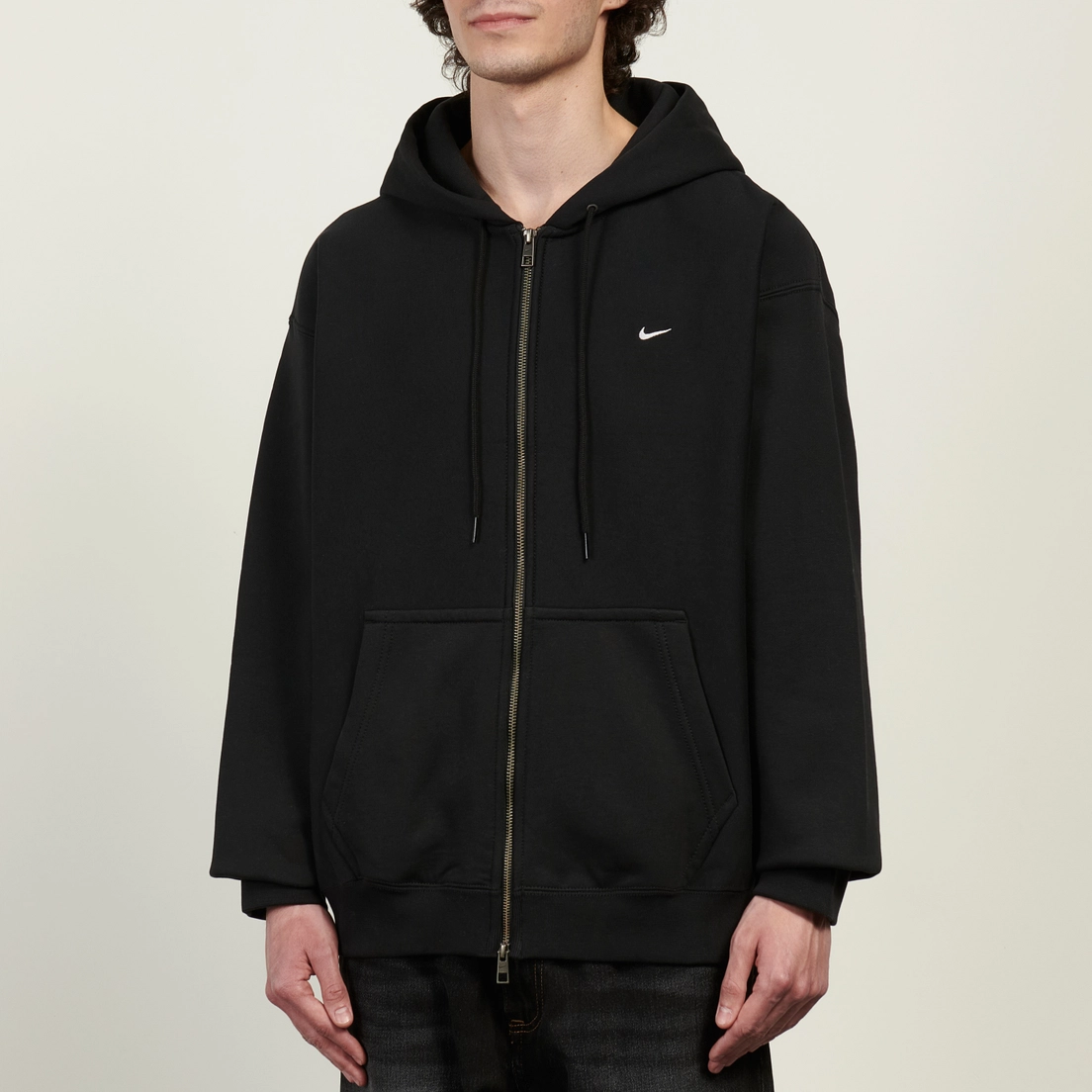 Nike Мужская толстовка Solo Swoosh Full-Zip Hoodie