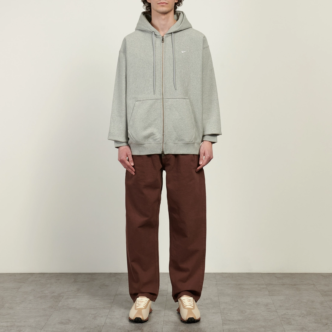 Nike Мужская толстовка Solo Swoosh Full-Zip Hoodie