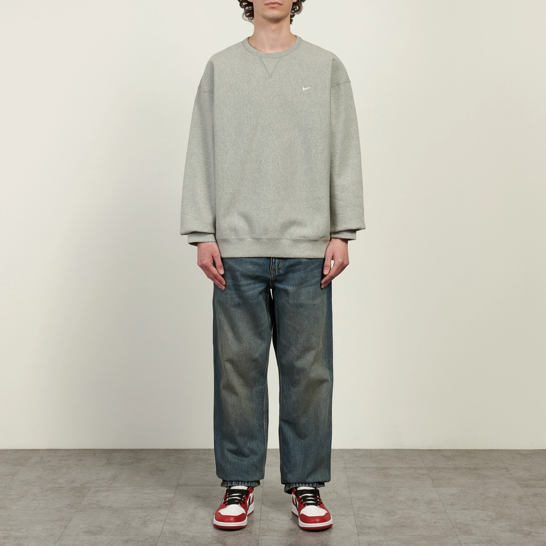 Nike Мужская толстовка Solo Swoosh Crew