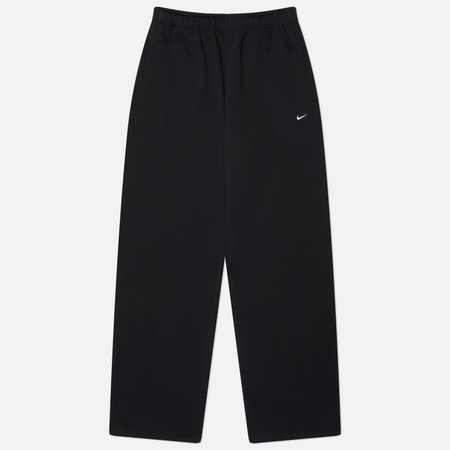Мужские брюки Nike Solo Swoosh Open-Hem, цвет чёрный, размер XL