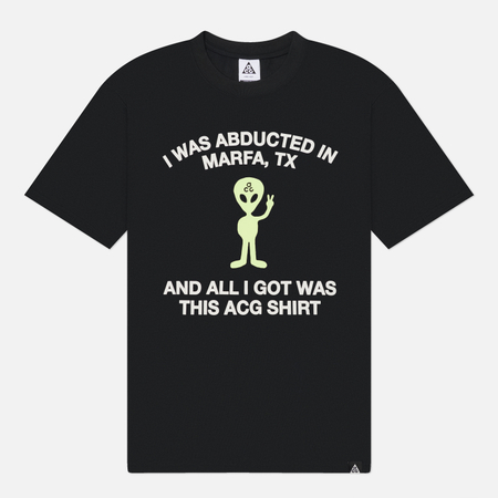 Мужская футболка Nike ACG Alien, цвет чёрный, размер S