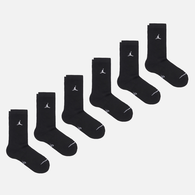 Комплект носков Jordan Everyday Cushioned Crew 6-Pack