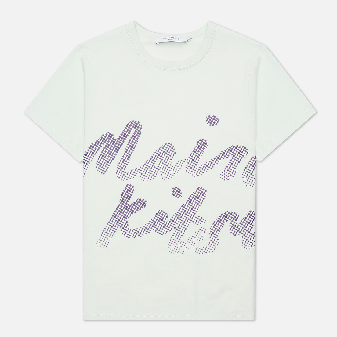 Maison Kitsune Женская футболка Handwriting Classic