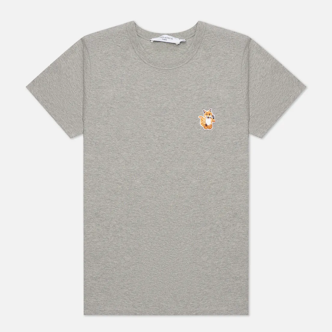 Maison Kitsune Женская футболка All Right Fox Patch Classic