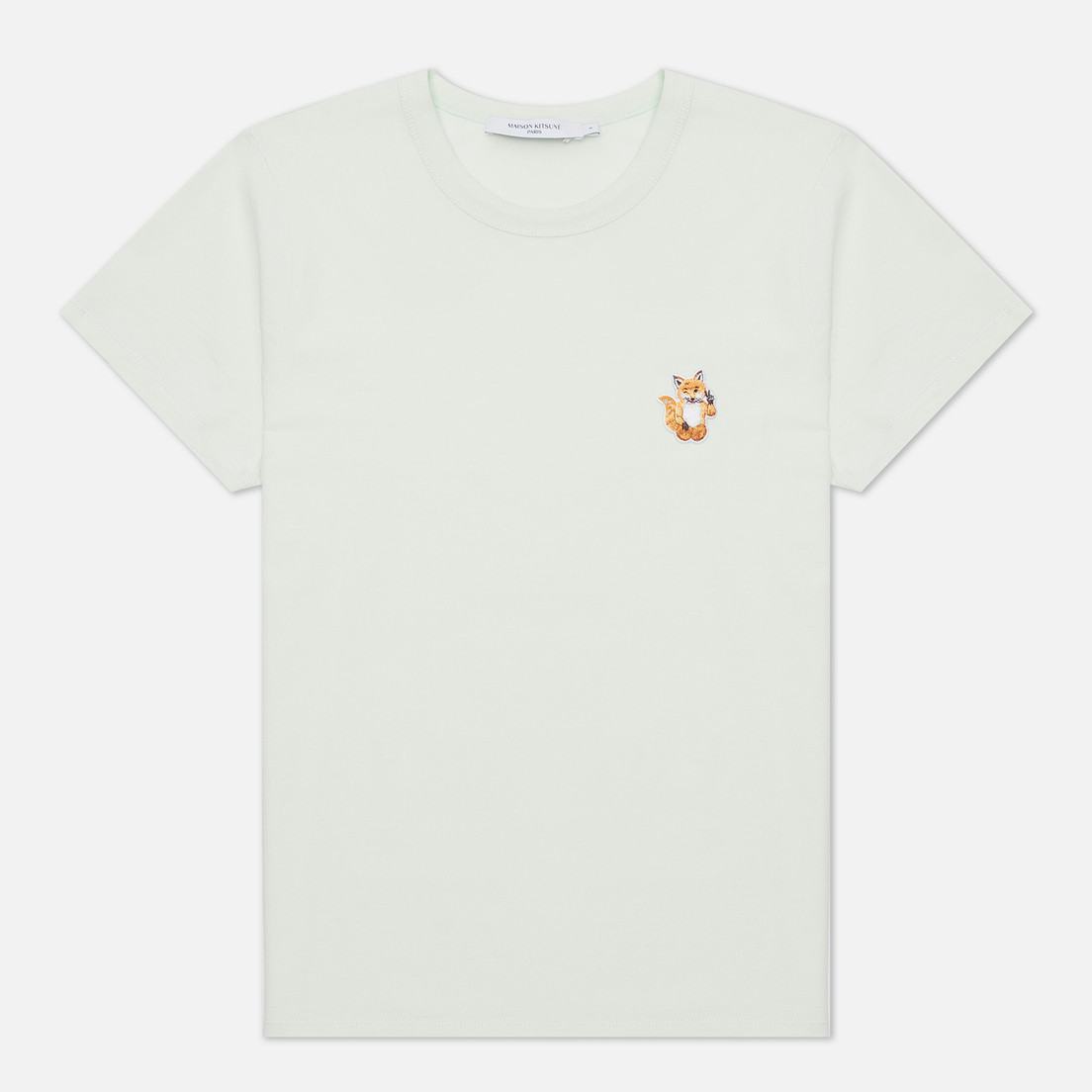 Maison Kitsune Женская футболка All Right Fox Patch Classic