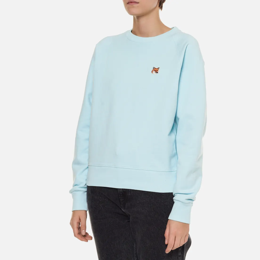 Maison Kitsune Женская толстовка Fox Head Patch Adjusted