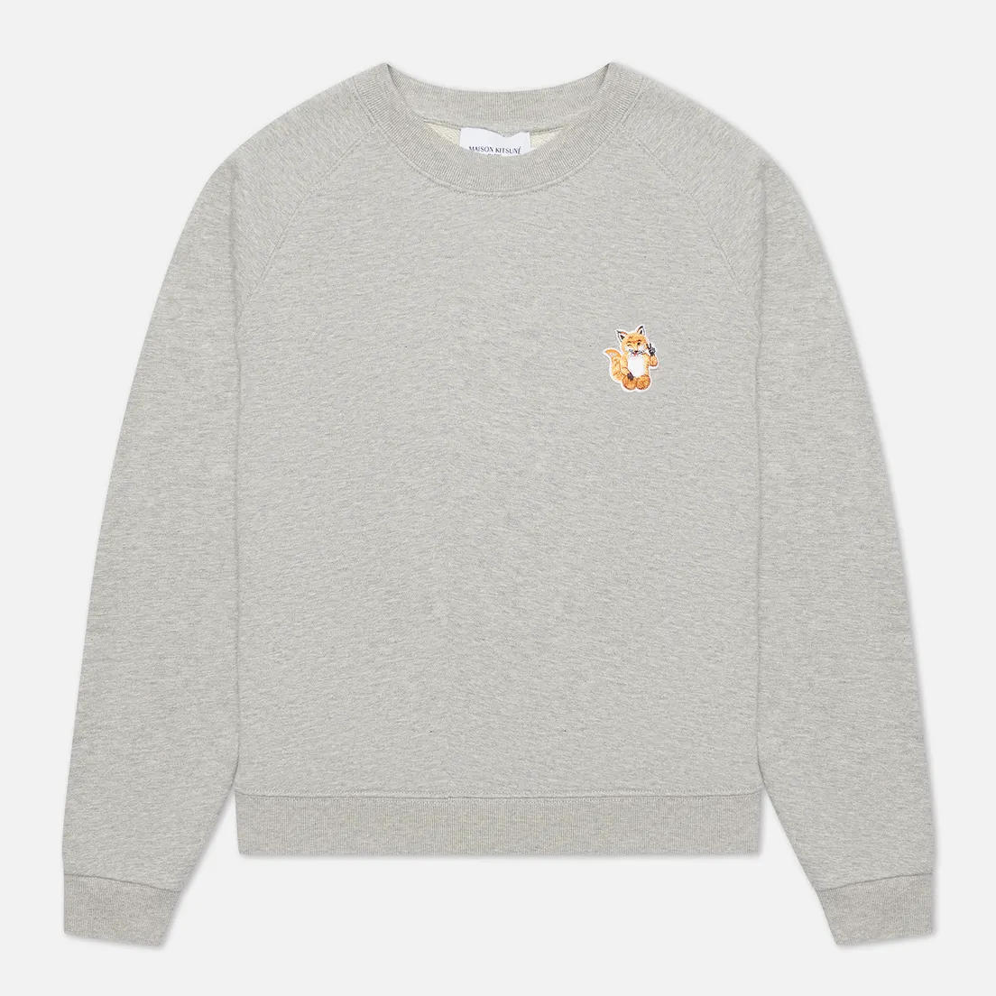 Maison Kitsune Женская толстовка All Right Fox Patch Vintage
