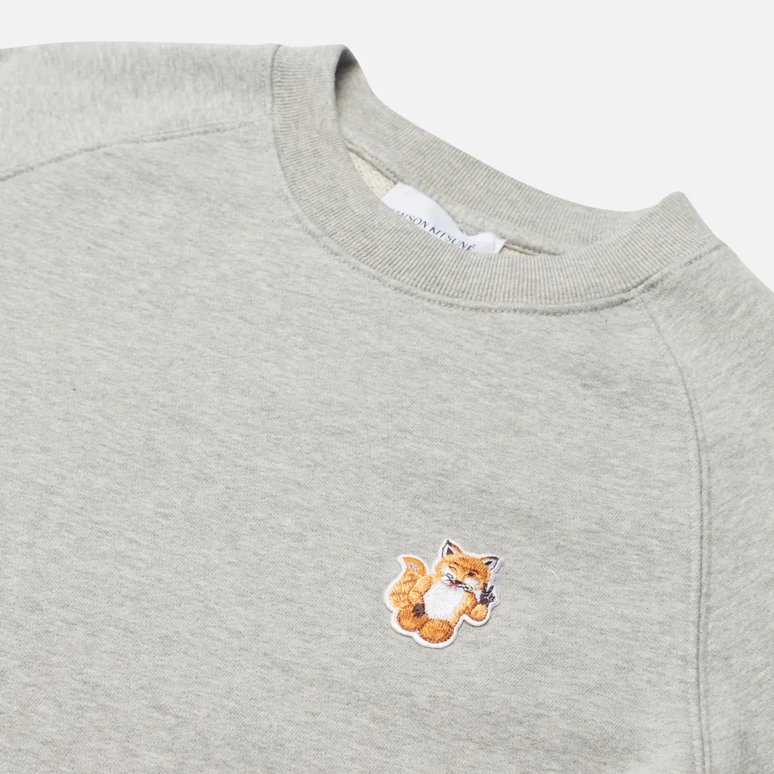 Maison Kitsune Женская толстовка All Right Fox Patch Vintage