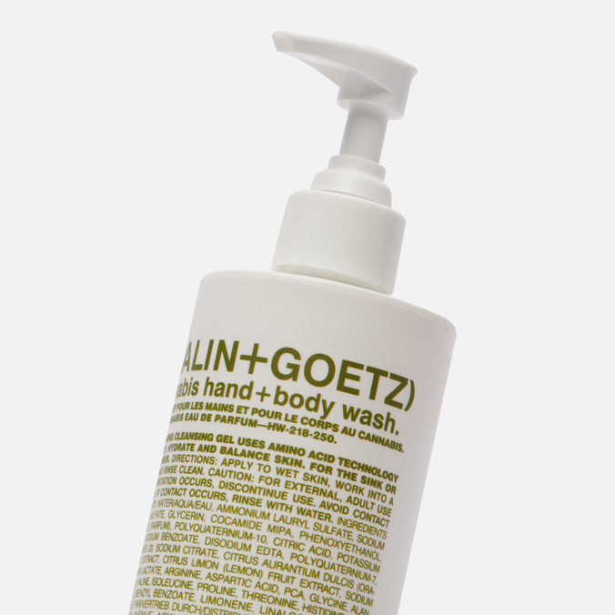 Гель-мыло Malin+Goetz, цвет белый, размер UNI HW218250 Hand And Body Cannabis Medium - фото 2