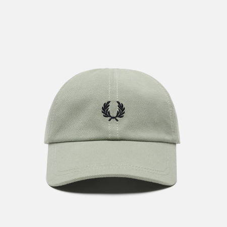 Кепка Fred Perry Pique Classic 6 Panel, цвет зелёный