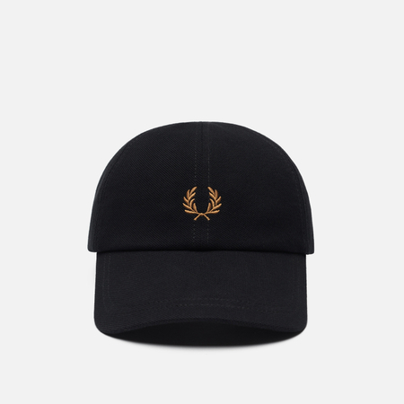 Кепка Fred Perry Pique Classic 6 Panel, цвет чёрный