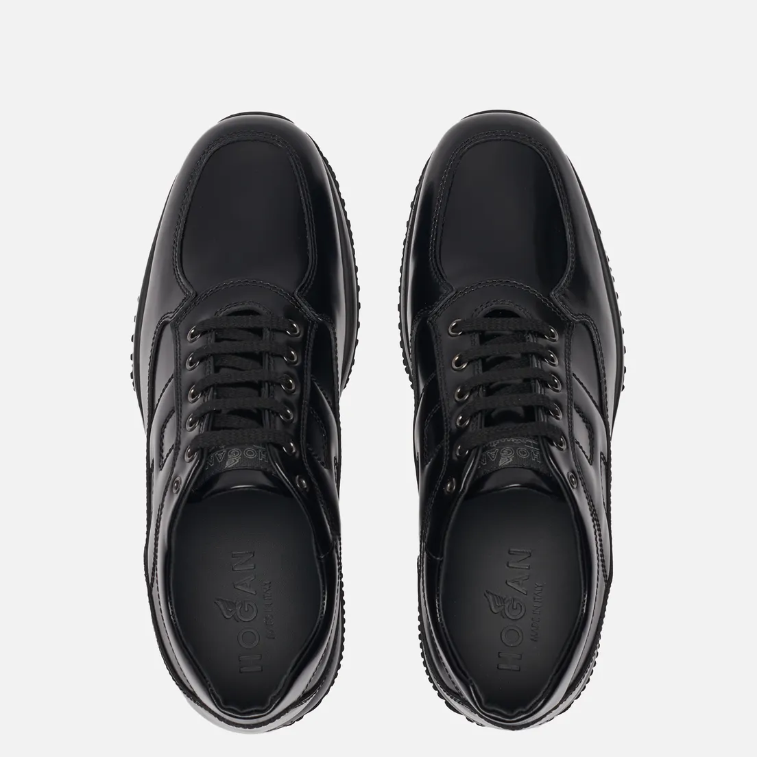 Hogan Мужские кроссовки Interactive Shine Leather