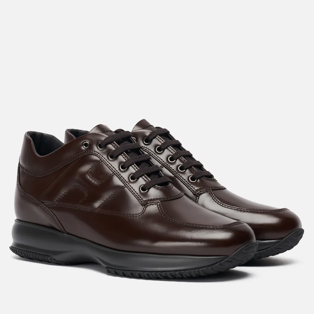 Hogan Мужские кроссовки Interactive Shine Leather