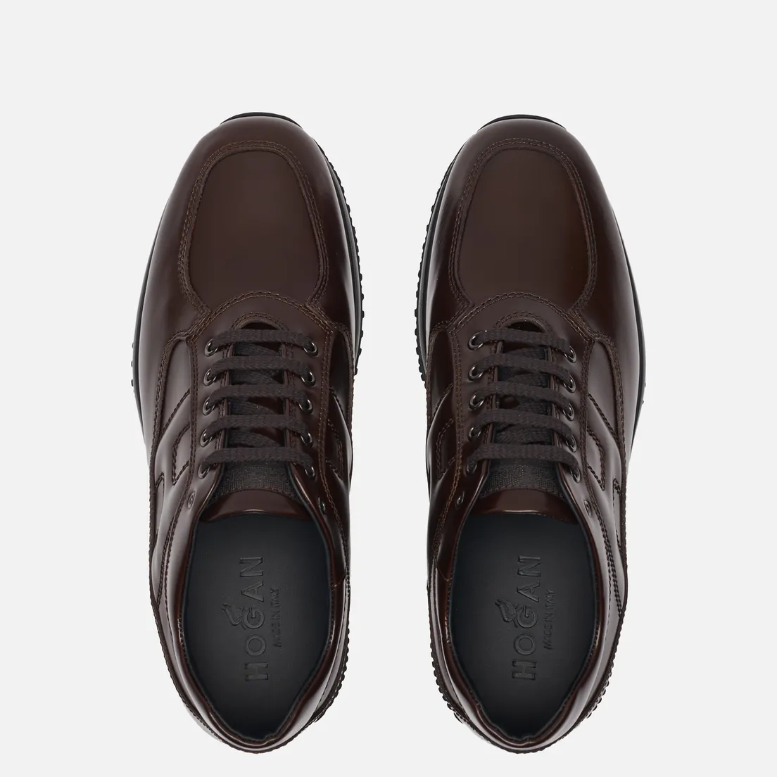 Hogan Мужские кроссовки Interactive Shine Leather