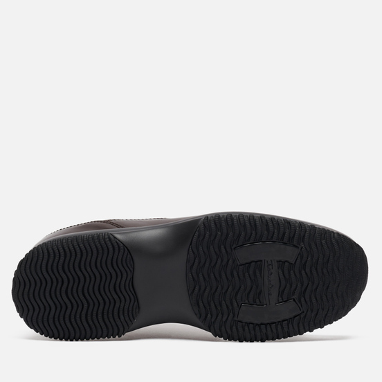 Мужские кроссовки Hogan Interactive Shine Leather Brown