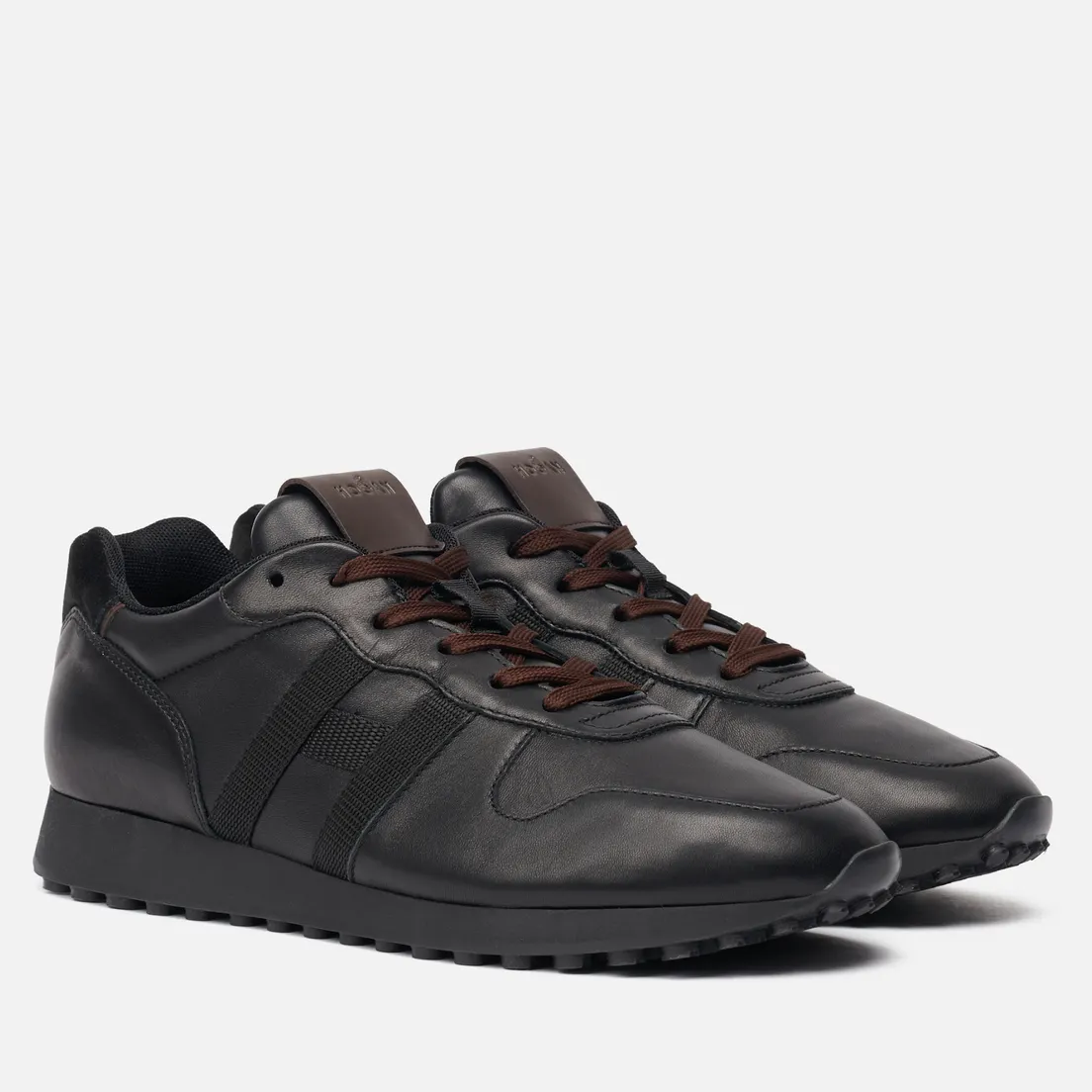 Hogan Мужские кроссовки H383 Grosgrain H