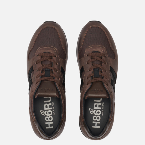 Мужские кроссовки Hogan H383 Grosgrain H Brown