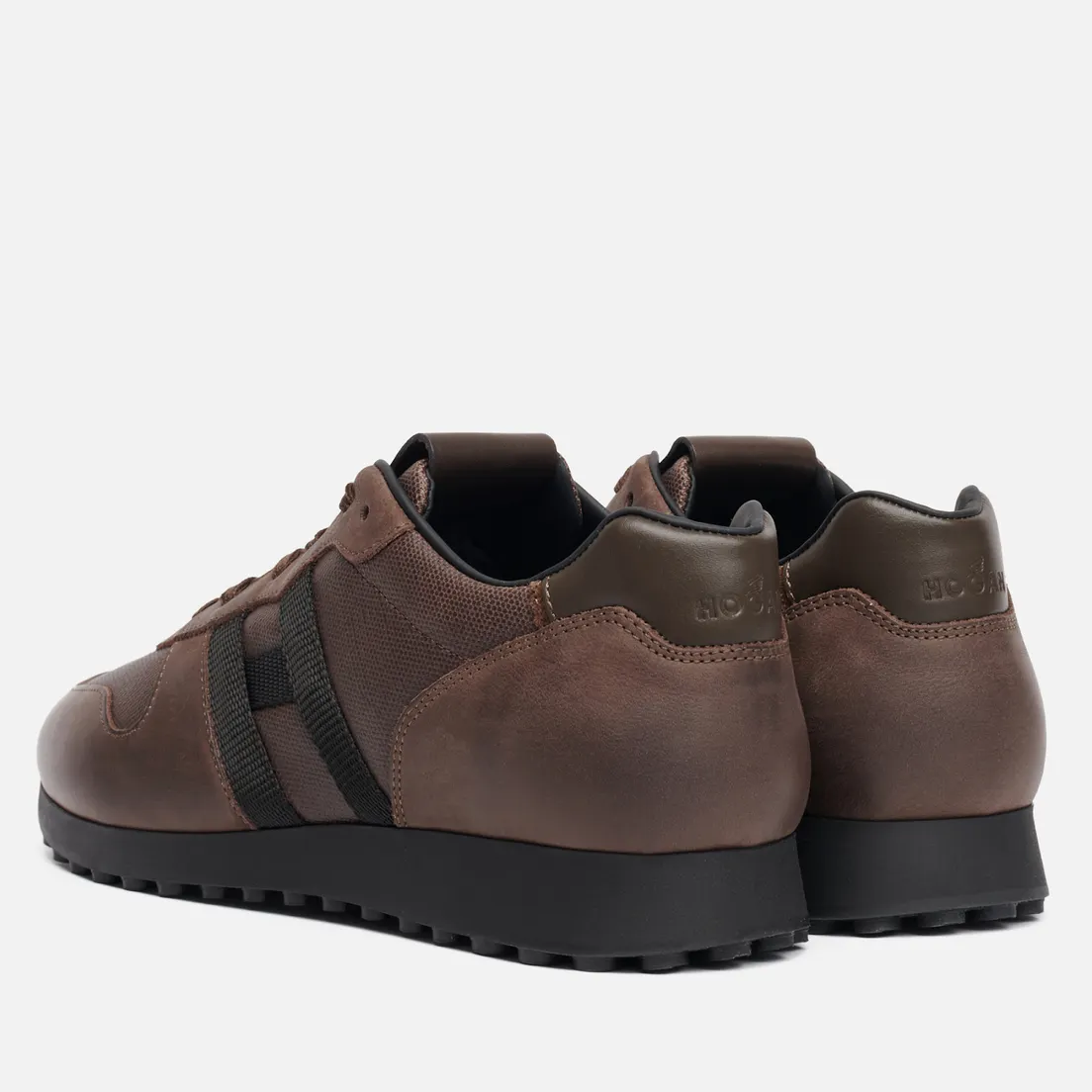 Hogan Мужские кроссовки H383 Grosgrain H