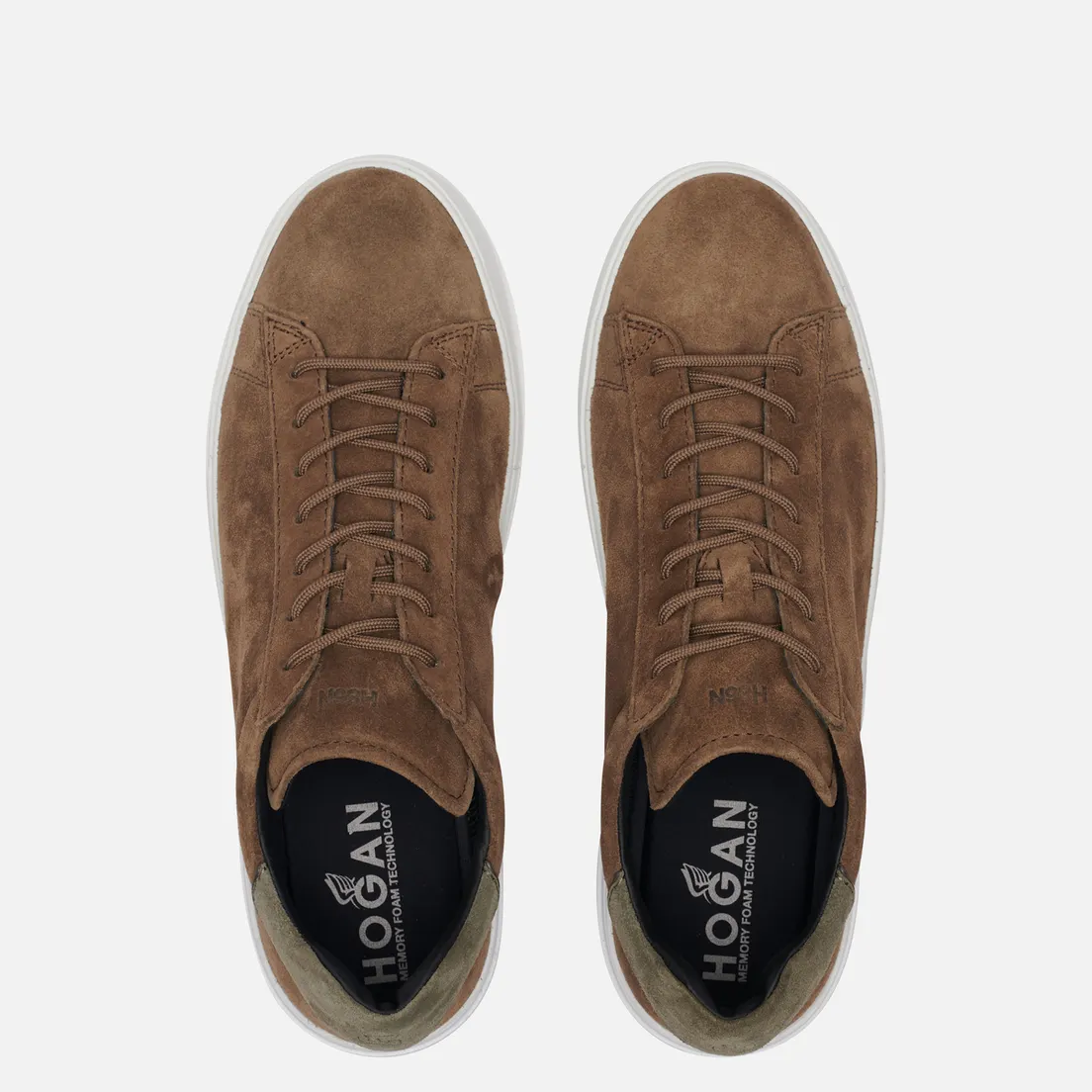 Hogan Мужские кроссовки Rebel Smooth Derby Suede
