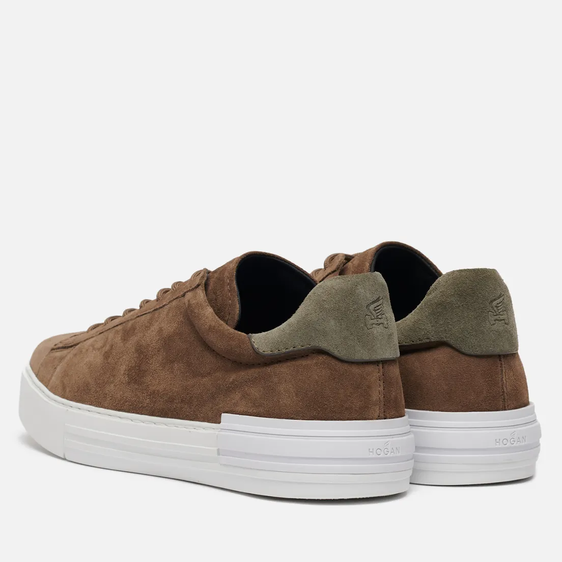 Hogan Мужские кроссовки Rebel Smooth Derby Suede