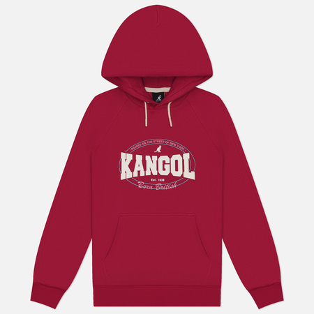   Brandshop Женская толстовка Kangol College Varsity Hoodie, цвет бордовый, размер S