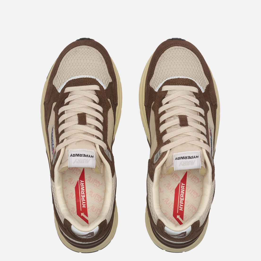 Autry Мужские кроссовки Hyperway Low Suede Bicolor/Mesh