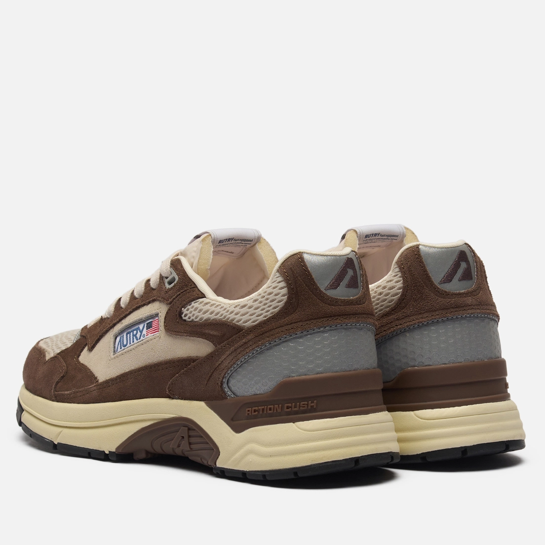 Autry Мужские кроссовки Hyperway Low Suede Bicolor/Mesh